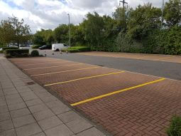 ITPS, Dunston - parking bay line markings