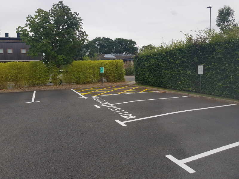 Car park line markings - After -2