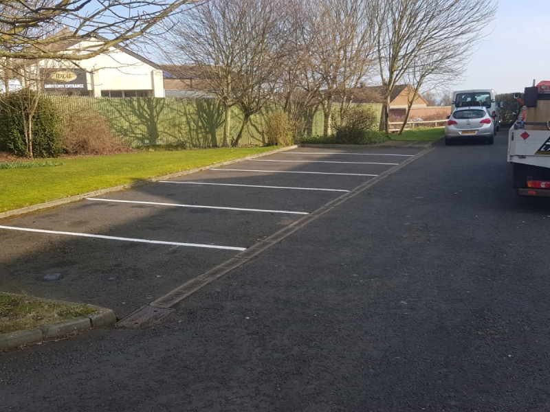 Berwick Care Home - car parking bays - After 2