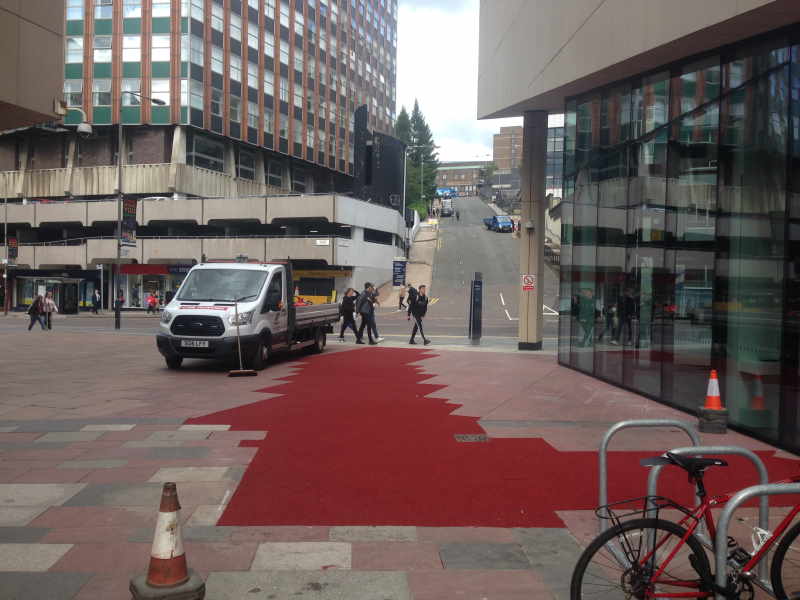 Strathclyde Uni - Red cold-applied high friction surfacing